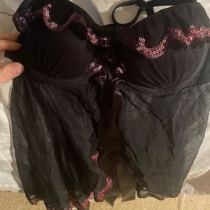 Babydoll lingerie outfit